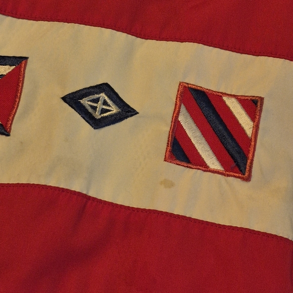 Nautical Red and Blue windbreaker Jacket SP - Picture 7 of 9